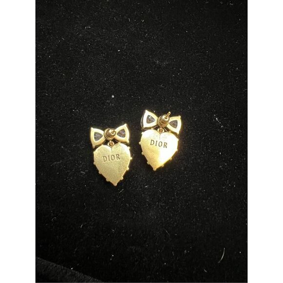 ⚡️SPRING CLEAN SALE⚡️ Dior bow cd heart drop earrings - Picture 4 of 5